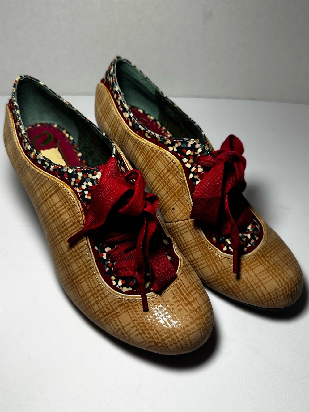 Poetic Licence "Whiplash" Lace-Up Retro Heels